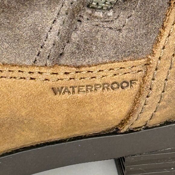 SOREL Boots Womens Sz 8 Tan Emelie Foldover Quarry Shear Lined Waterproof rustic - Picture 5 of 10